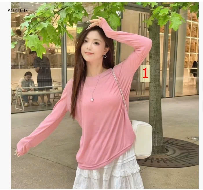 ÁO THUN DÀI TAY TENCEL CHỐNG NẮNG  - sỉ 104k