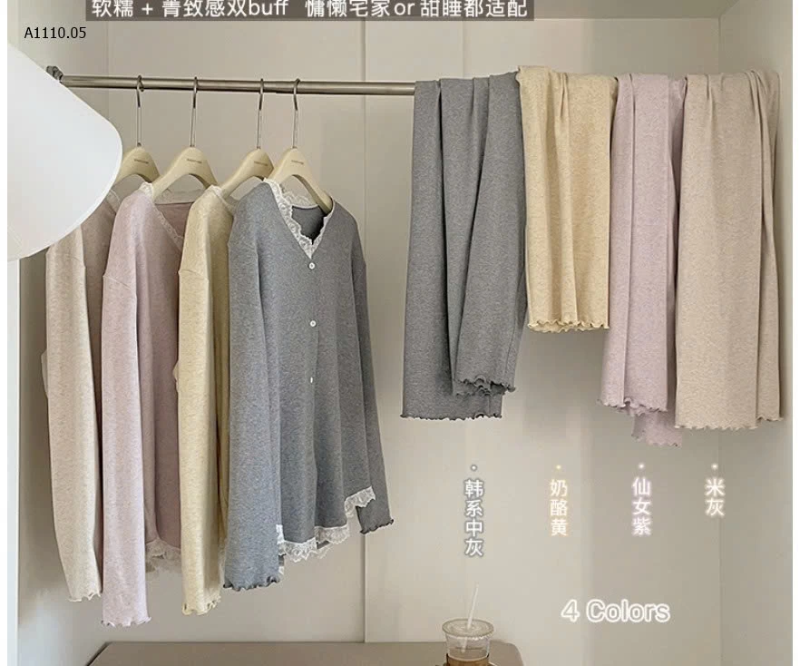 PIZAMA NỈ VIỀN REN SONGFEI- sỉ 236k