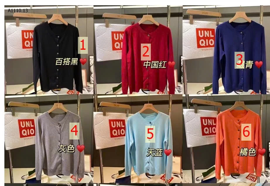 ÁO LEN CARDIGAN UNI NỮ - sỉ 123k