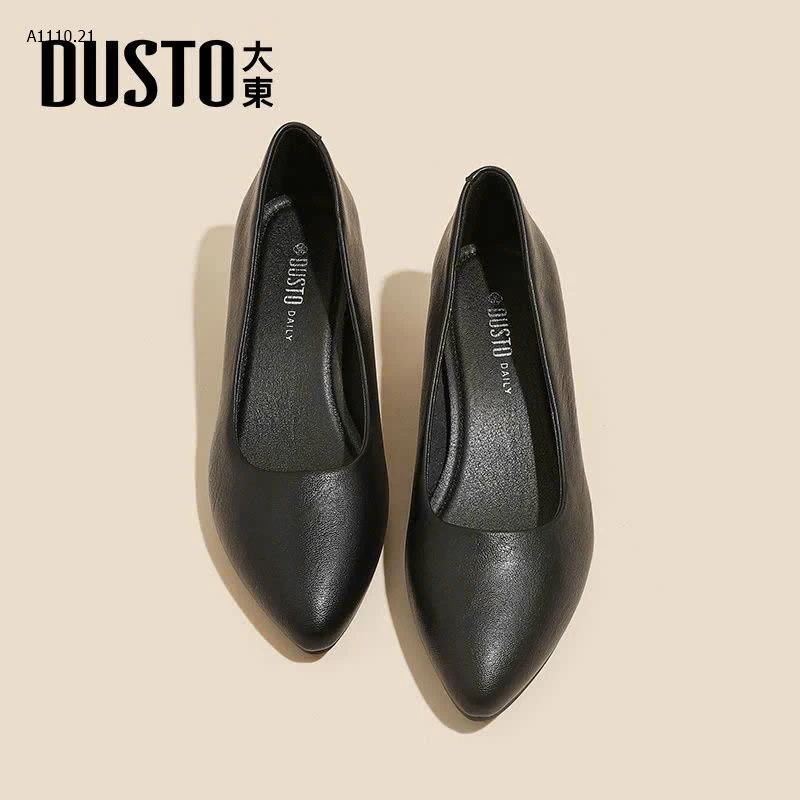 Giầy da công sở gót trụ quốc dân #DUSTO- sỉ 310k