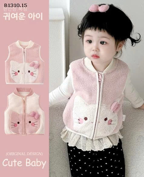 SET ÁO KHOÁC GILE MIX QUẦN PHỐI REN NƠ BG-Giá sỉ  mẫu áo  1-2: 169k  mẫu quần 3-5: 149k 