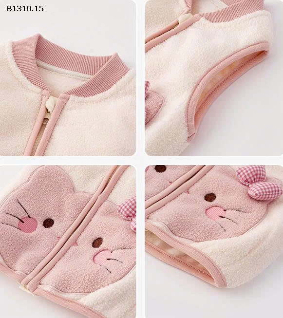 SET ÁO KHOÁC GILE MIX QUẦN PHỐI REN NƠ BG-Giá sỉ  mẫu áo  1-2: 169k  mẫu quần 3-5: 149k 