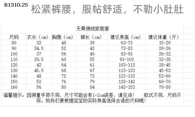 BỘ ĐỒ MẶC NHÀ TRẺ EM THU ĐÔNG -Giá sỉ 80-110 66k 120-160 80k