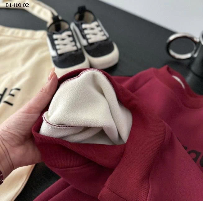 BỘ NỈ LÓT NHUNG CHO BÉ -Giá sỉ 149k