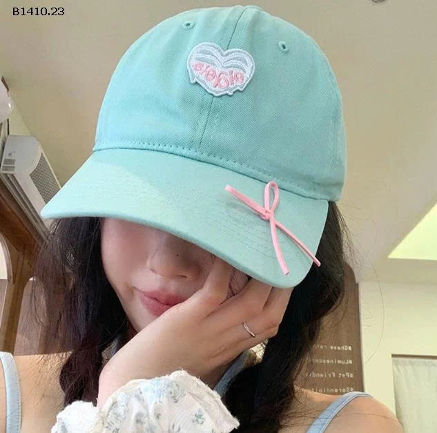 MŨ LƯỠI TRAI ĐÍNH NƠ HỌA TIẾT BG -Giá sỉ 54k