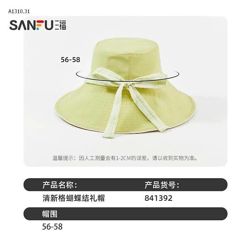 MŨ VÀNH TRÒN DÂY QUAI CHO NỮ- sỉ 65k