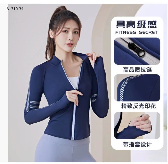 ÁO KHOÁC TẬP DÀI TAY  - sỉ 136k