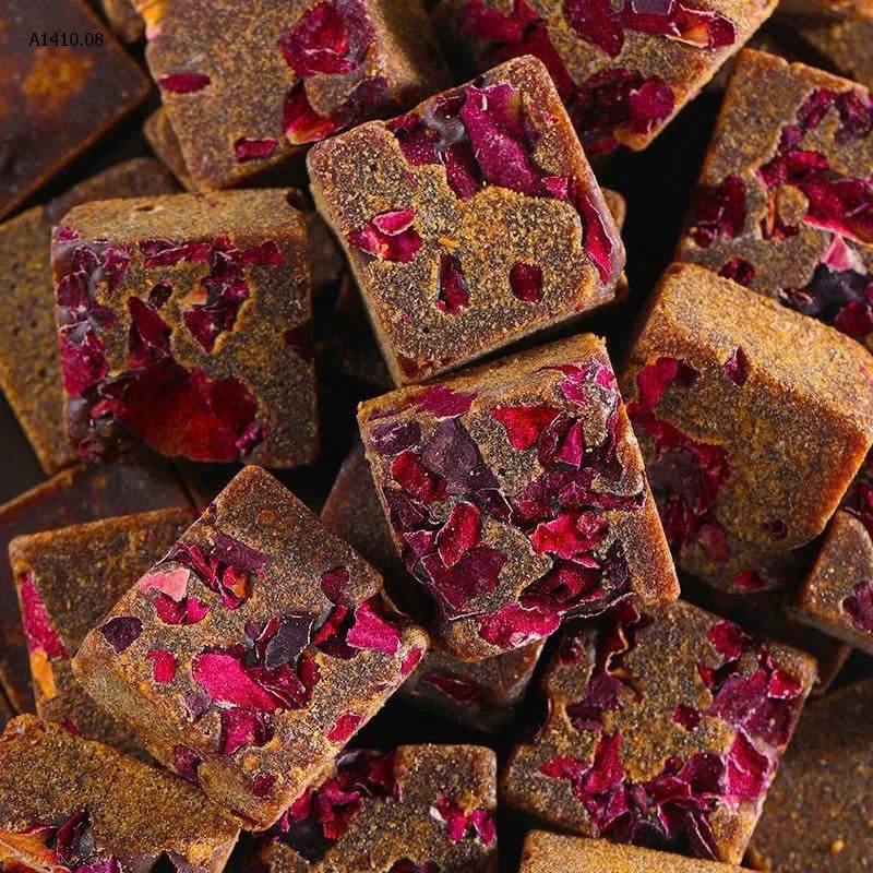 Trà gừng đường đỏ hữu cơ hoa hồng Vân Nam - Giá sỉ 130k