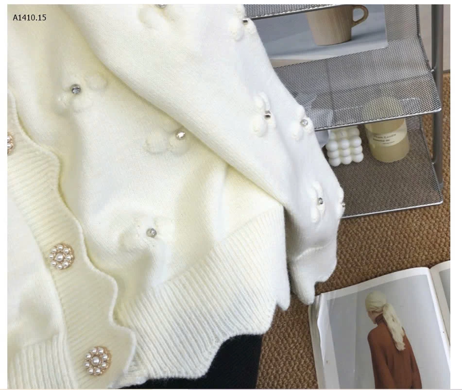 CARDIGAN ĐÍNH HOA NỮ - sỉ 177k