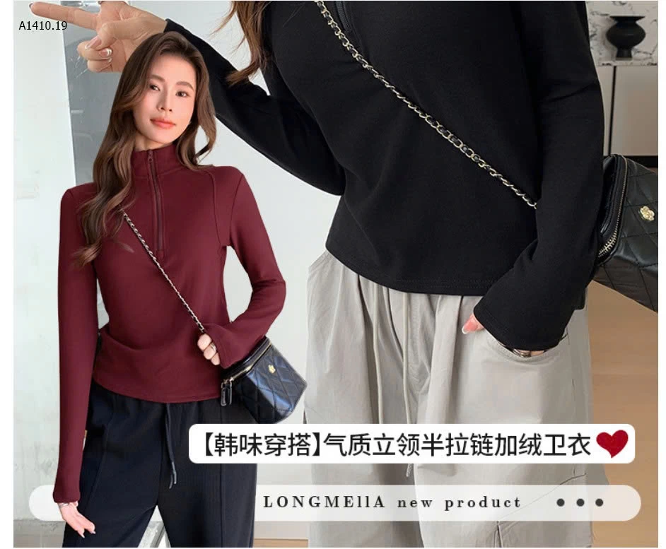 ÁO CỔ KHÓA CHO NỮ  - sỉ 146k