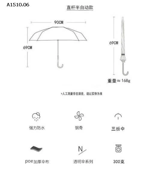 Ô TRONG HỌA TIẾT HOA  - Giá sỉ 1 ( dáng dài ) : 84k  2 ( tự động ) : 100k