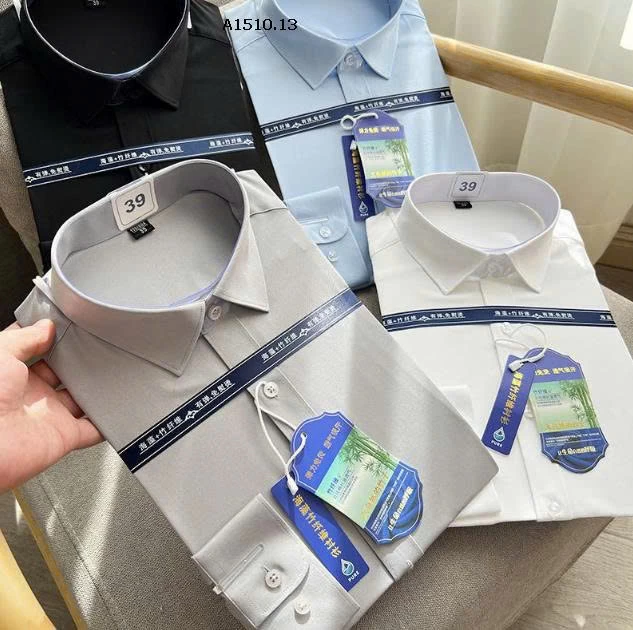  ÁO SƠ MI SỢI TRE NAM - sỉ 203k