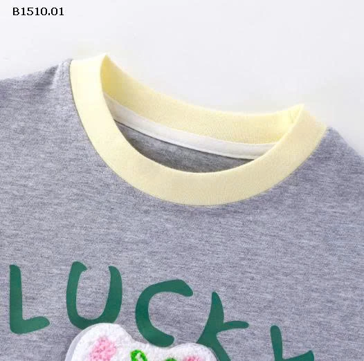 Áo dài tay mèo Kitty thêu nổi-Giá sỉ 73k