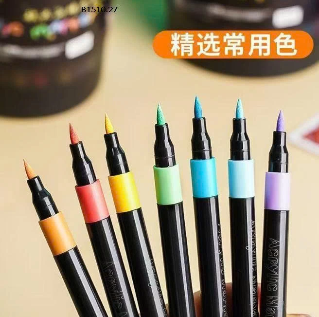 Bút dạ acrylic -Giá sỉ 97k/hop 80c màu ACRYLIC nhóng nhánh siêu xinh