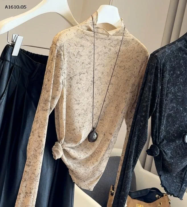 ÁO DÀI TAY HỌA TIẾT ANNA NỮ  - sỉ 99k