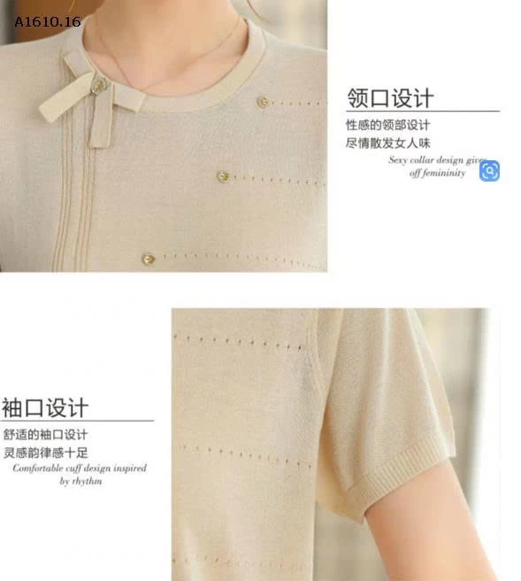 ÁO LEN DỆT KIM THỜI TRANG NỮ THOÁNG KHÍ - sỉ 120k