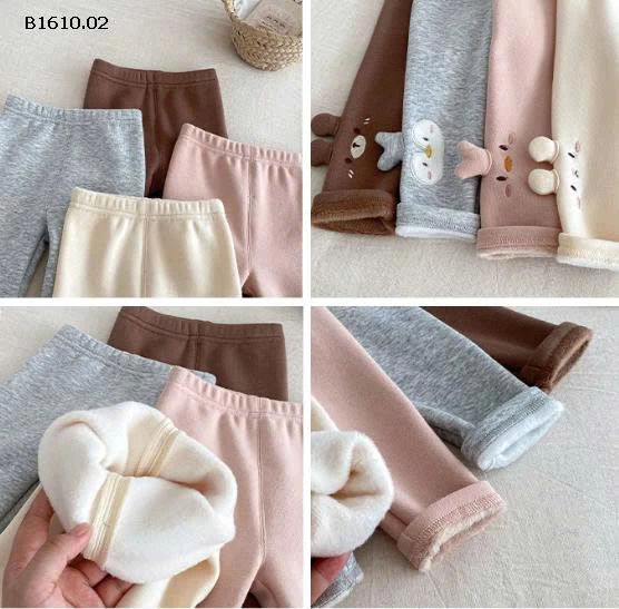 QUẦN LEGGING LÓT LÔNG CHO BÉ GÁI -Giá sỉ 99k