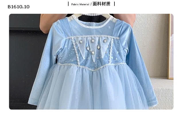 VÁY CÔNG CHÚA ELSA CHO BÉ GÁI -Giá sỉ 310k