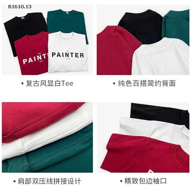 ÁO THUN CỔ TRÒN PAINTER-Giá sỉ 155k