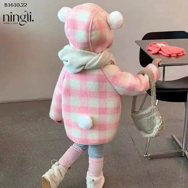 ÁO KHOÁC LÔNG HỒNG BG -Giá sỉ 205k