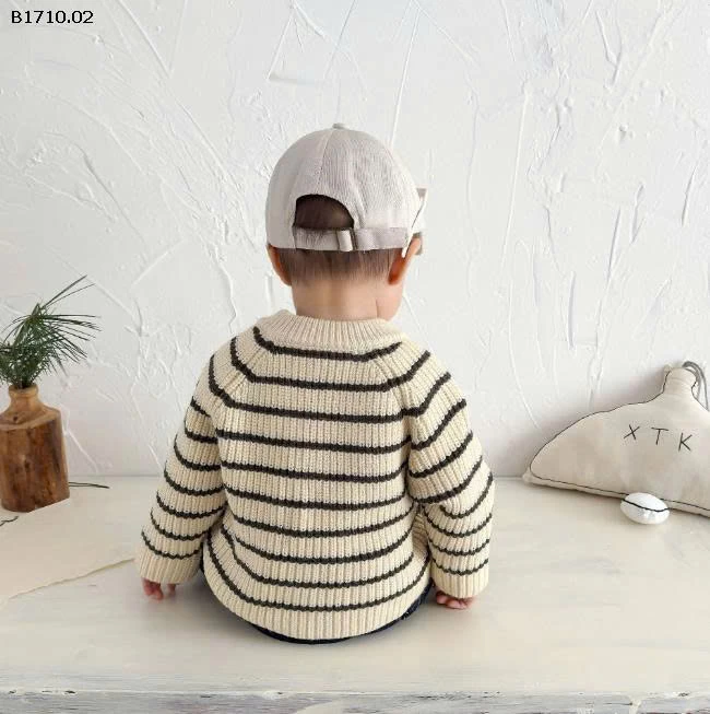 ÁO CARDIGAN KẺ PHỐI QUẦN CHO BT-Giá sỉ Áo: 165k  Quần: 168k 