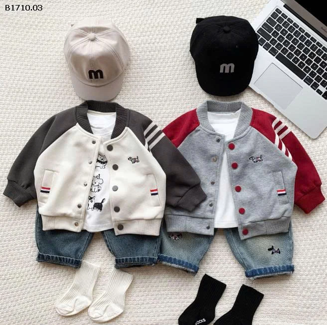 SET ÁO BOMBER MIX QUẦN JEAN BT-Giá sỉ  mẫu 1,2 : 183k  mẫu 3: 192k  mẫu 4: 171k 