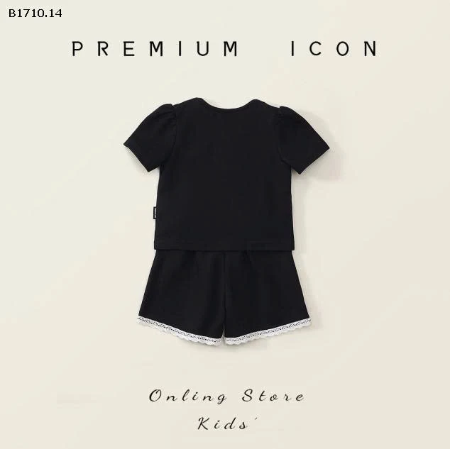 BỘ BÉ GÁI PHỐI REN-Giá sỉ 129k