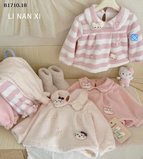 BỘ LÔNG MÈO KITTY LINANXI-Giá sỉ 220k
