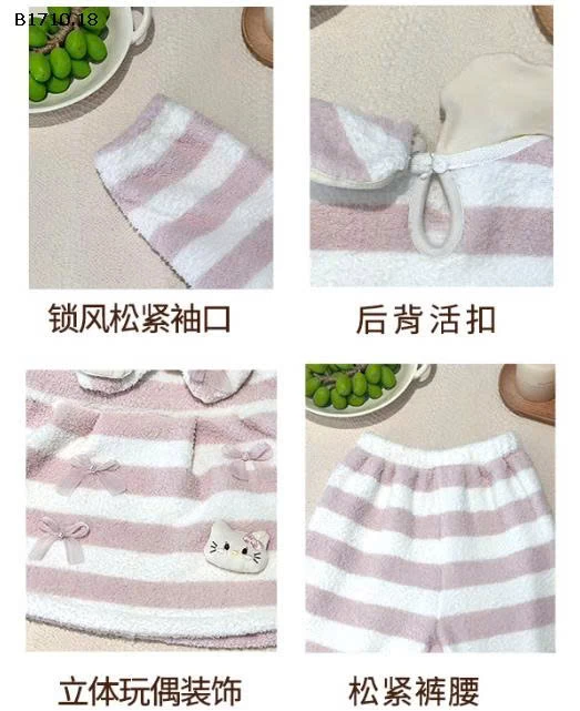 BỘ LÔNG MÈO KITTY LINANXI-Giá sỉ 220k
