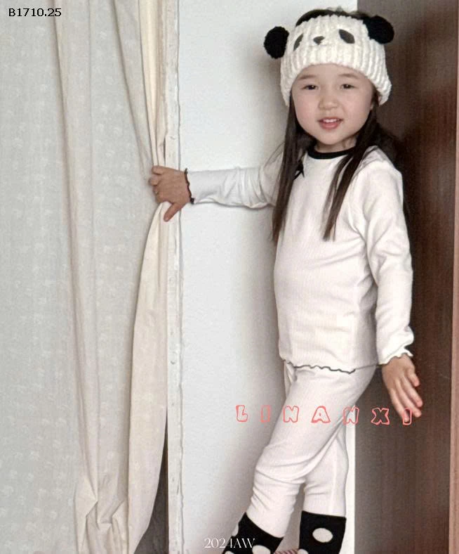 Bộ đồ ngủ in họa tiết hoạt hình nhà Linaxi - giá si  size 90-120 : 155k size 130-160 : 178k