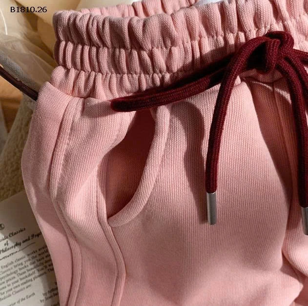 Quần dài thể thao bo ống cho bé  - sỉ giá 114k/chiếc