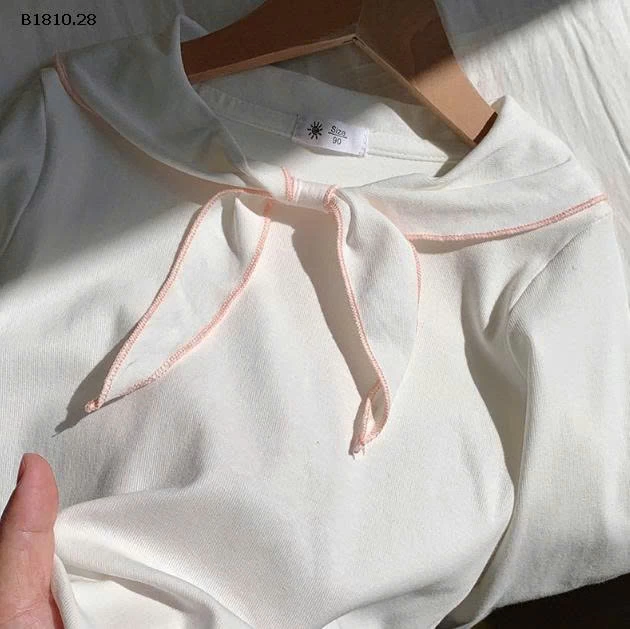 Áo thun giả khăn cho  bé gái- sỉ 99k 