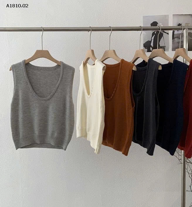 ÁO GILE LEN CỔ U CHO NỮ-Giá sỉ 165k