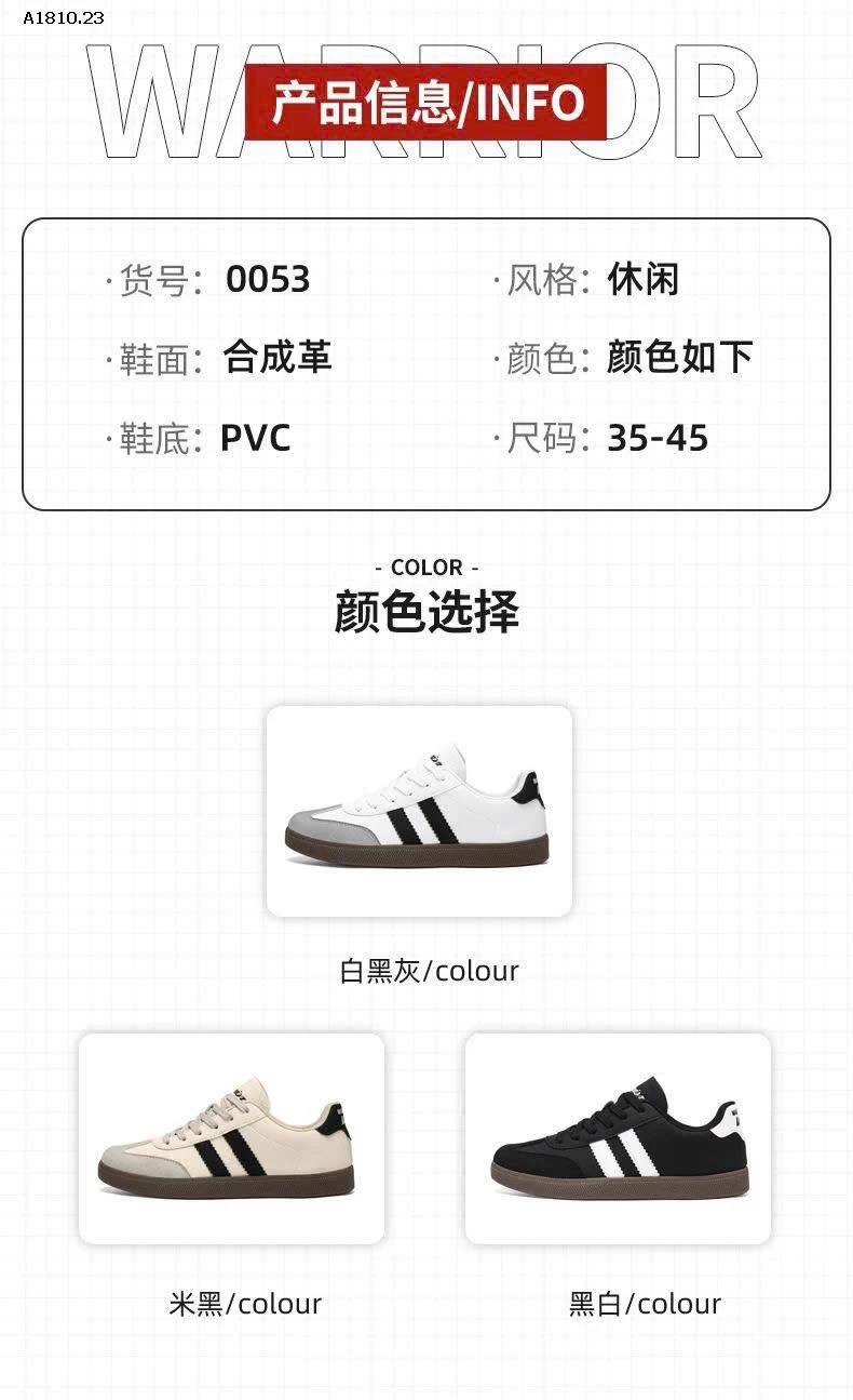  Giày thể thao Warrior -Giá sỉ 289k