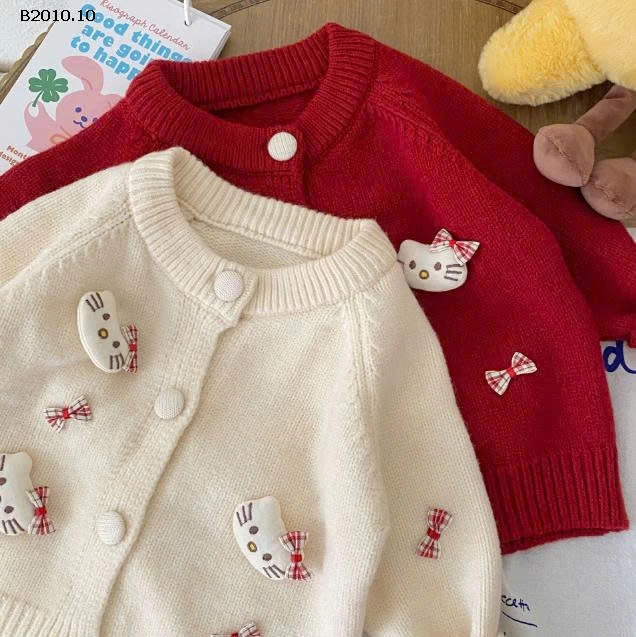 ÁO CARDIGAN MÈO KITTY BG-Giá sỉ ÁO CARDIGAN giá   186k quần  : 93k 