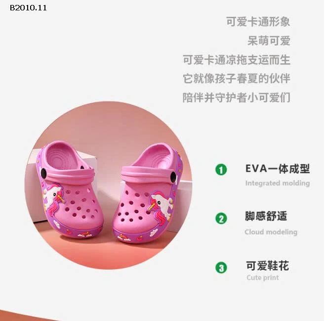 DÉP SỤC CROCS CHO BÉ-Giá sỉ 95k