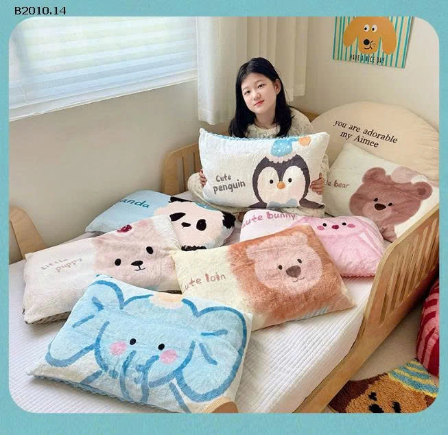 Gối nhung cho bé -Giá sỉ 99k