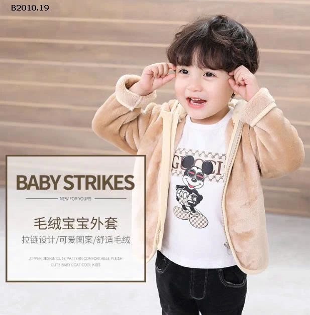 ÁO KHOÁC LÔNG CỪU TAI GẤU-Giá sỉ 109k