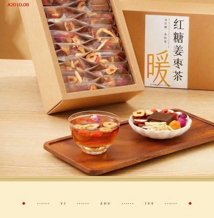 TRÀ GỪNG ĐƯỜNG NÂU THẢO MỘC -Giá sỉ -128/3 hộp