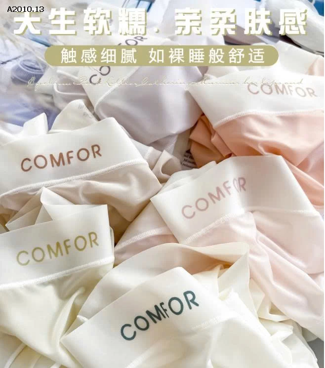 COMBO 10C QUẦN CHIP COMFORT BĂNG LỤA  CHO NỮ -sỉ 125k/1 set 10 chiếc mix màu