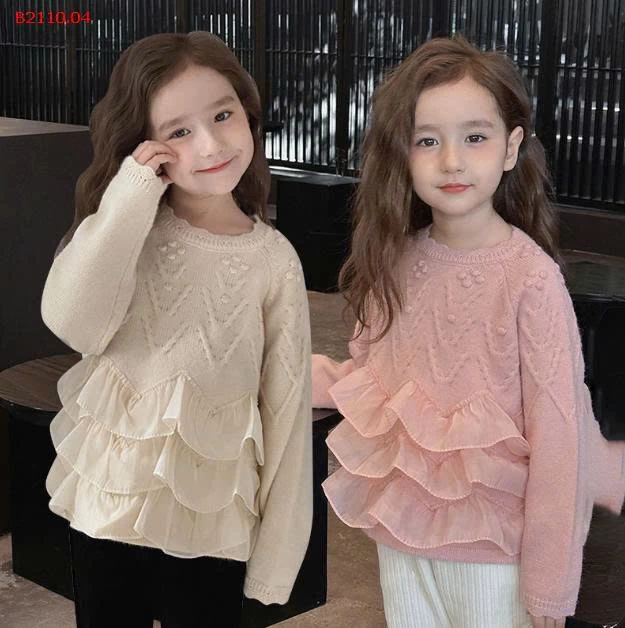 Áo len công chúa phối ren - sỉ 135k