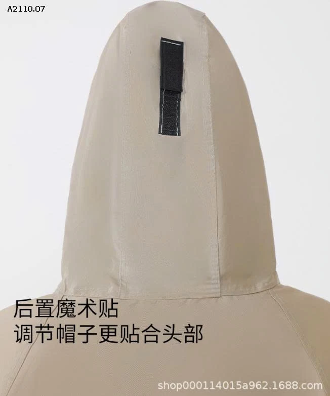 Áo mưa măng tô dáng rộng vải lụa oxford cao cấp nội địa Trung -Giá sỉ 129k 