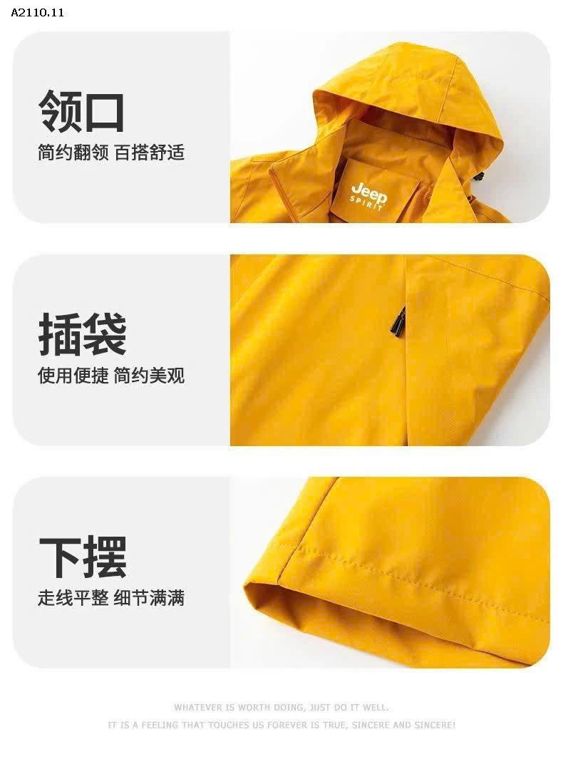 ÁO GIÓ 2 LỚP – JEEP AUTH -Giá sỉ 295k