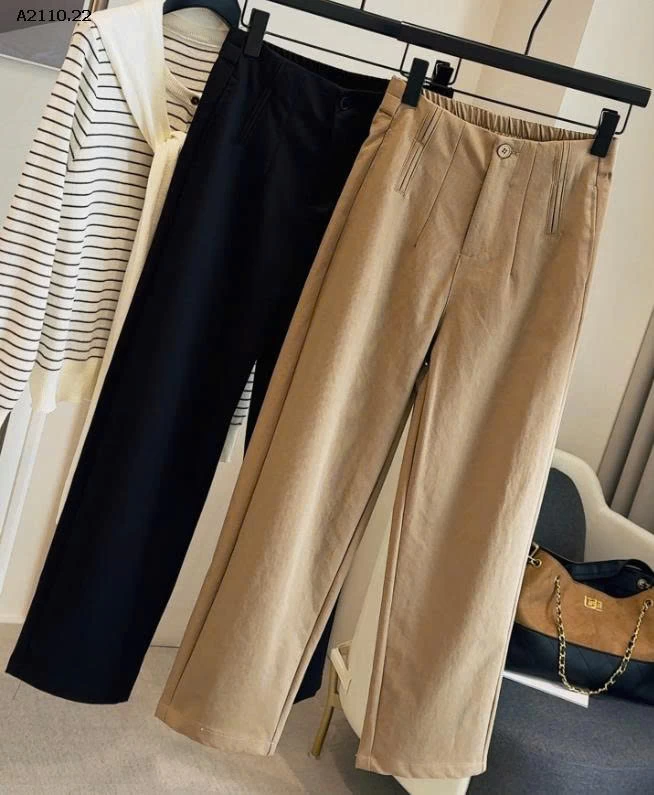 QUẦN ỐNG ĐỨNG CẠP CHUN SAU ANNA-Giá sỉ 182k