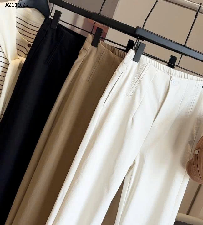 QUẦN ỐNG ĐỨNG CẠP CHUN SAU ANNA-Giá sỉ 182k