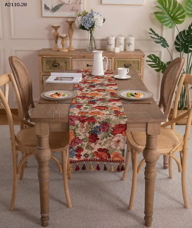 Khăn trải bàn Vintage siu siu xinh-Giá sỉ 123k 