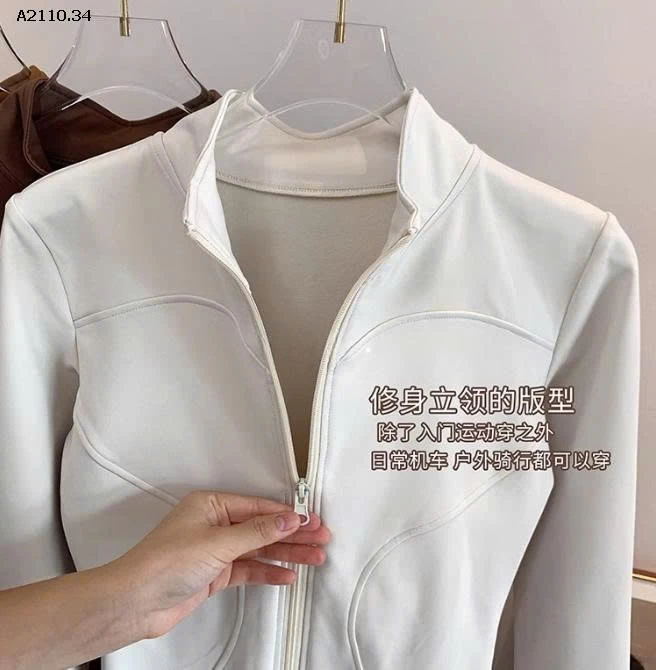 Áo khoác thể thao nữ thu đông – giữ ấm mà vẫn cực tôn dáng -Giá sỉ 119k