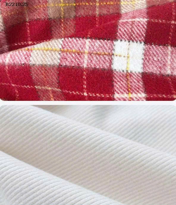 SET VÁY NỈ NHUNG PHỐI ÁO GIỮ NHIỆT - Giá sỉ váy: 250k  áo: 160k 