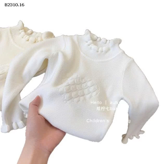 ÁO LeN THU ĐÔNG  TRÁI TIM BÉ GÁI -Giá sỉ 115k