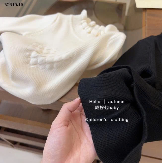 ÁO LeN THU ĐÔNG  TRÁI TIM BÉ GÁI -Giá sỉ 115k